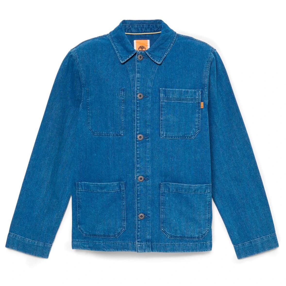 Мъжко ежедневно яке Timberland Kempshire Herringbone Denim Chore Jacket Casual jacket - Moody Blue Wash
