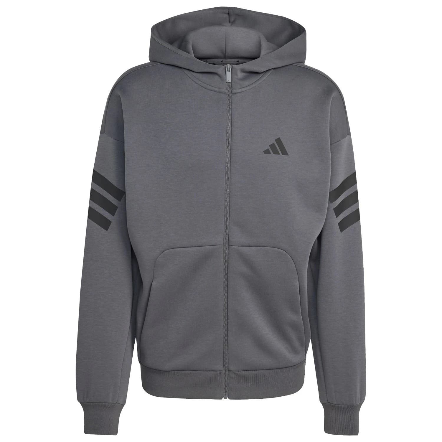 Мъжко яке за тренировка adidas Future Icons 3-Stripes Full Zip Training jacket - Grey Six