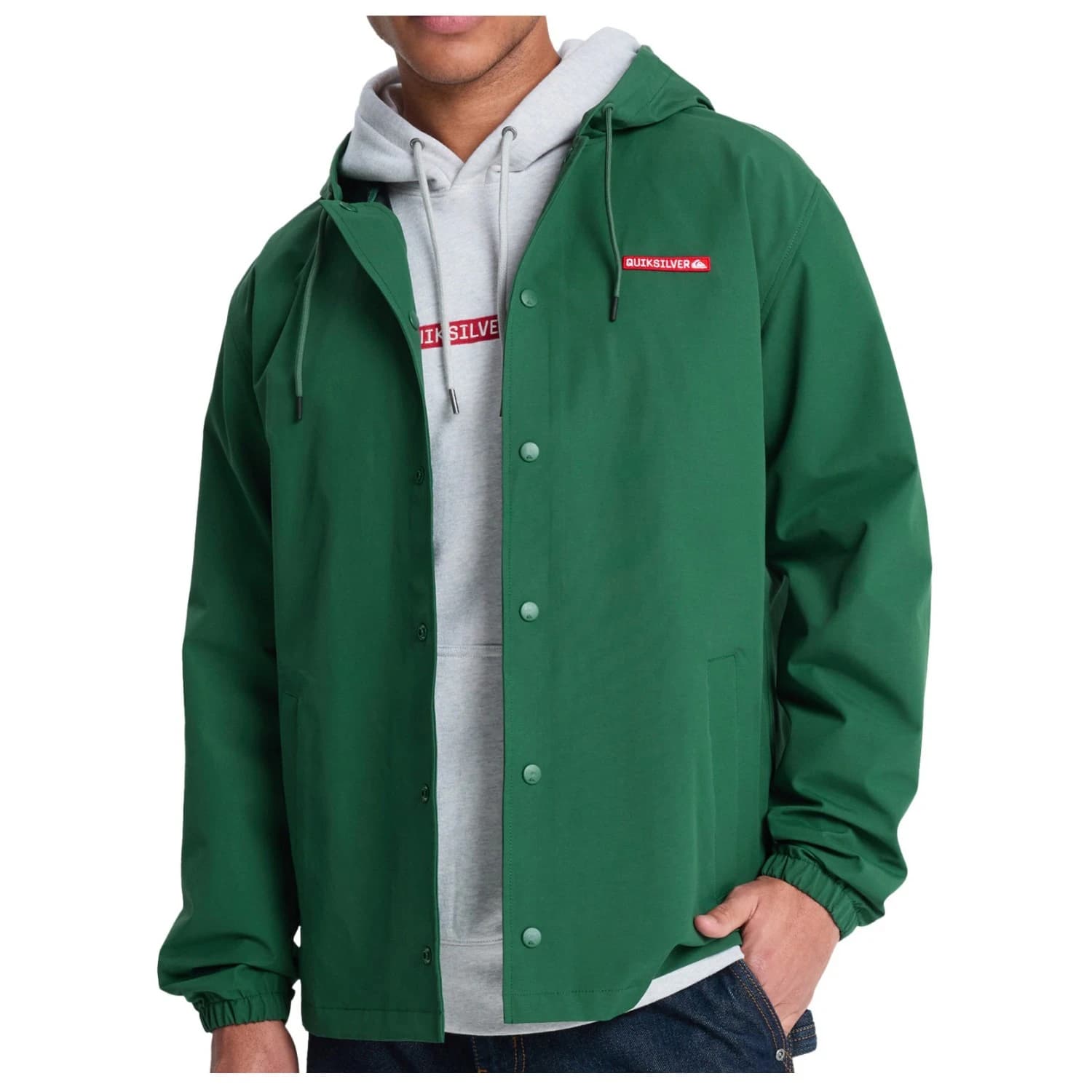Мъжко ежедневно яке Quiksilver Rain Cloud 3K Hood Casual jacket - Forest