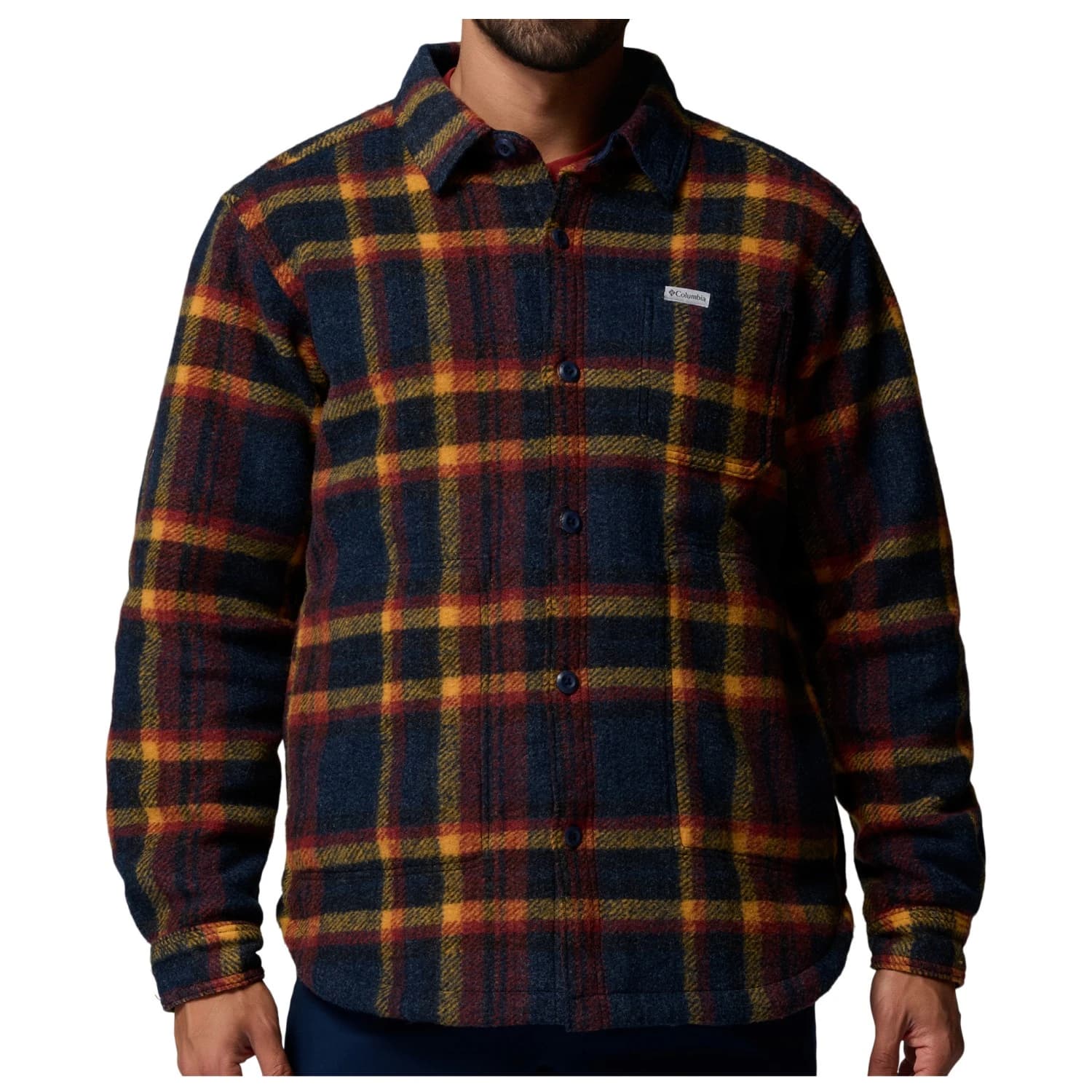 Мъжко ежедневно яке Columbia Hunter Arch Shirt Jacket Casual jacket - Collegiate Navy / Track Plaid