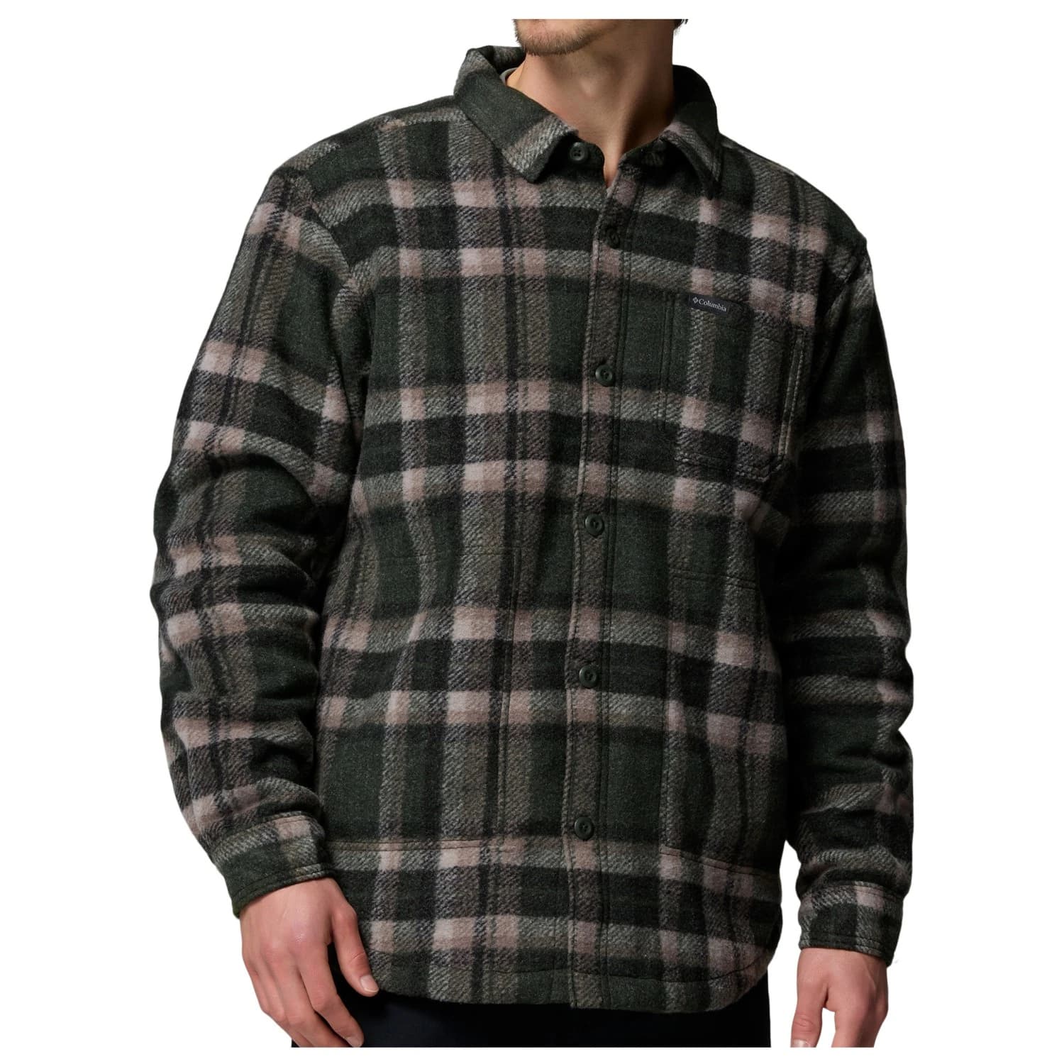 Мъжко ежедневно яке Columbia Hunter Arch Shirt Jacket Casual jacket - Greenscape / Track Plaid
