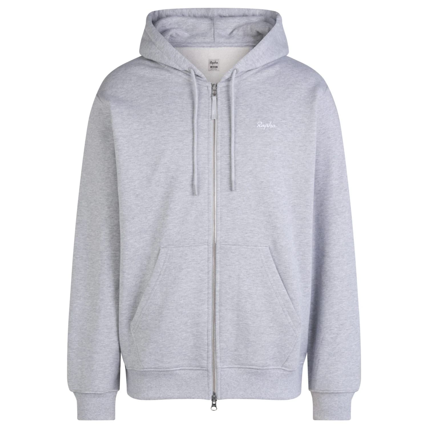 Мъжко яке за тренировка Rapha Heavyweight Cotton Zip Hoodie Training jacket - Grey / White