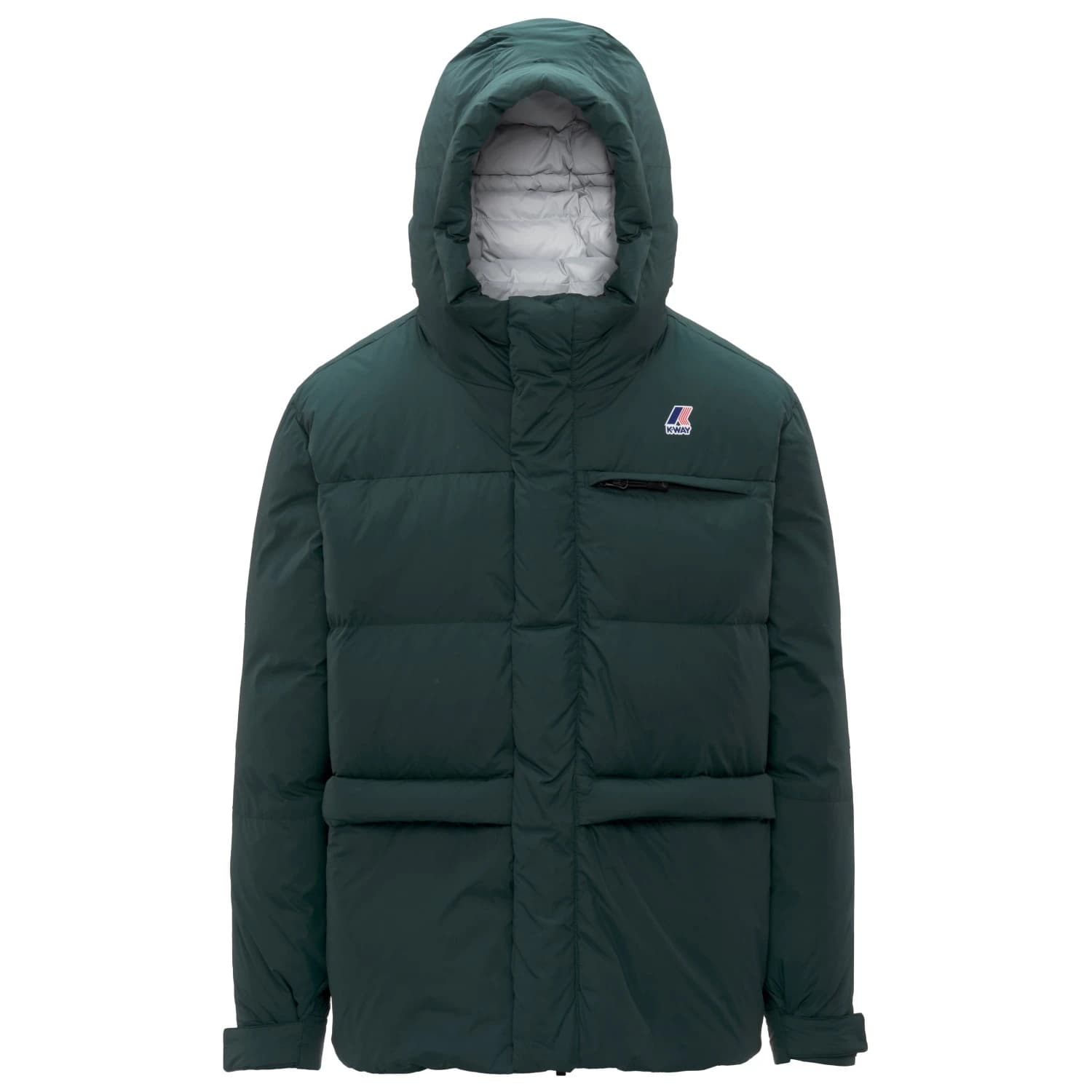 Ежедневно яке K-Way Le Vrai 4.0 Aurele Heavy Warm Casual jacket - Green Dark Jungle