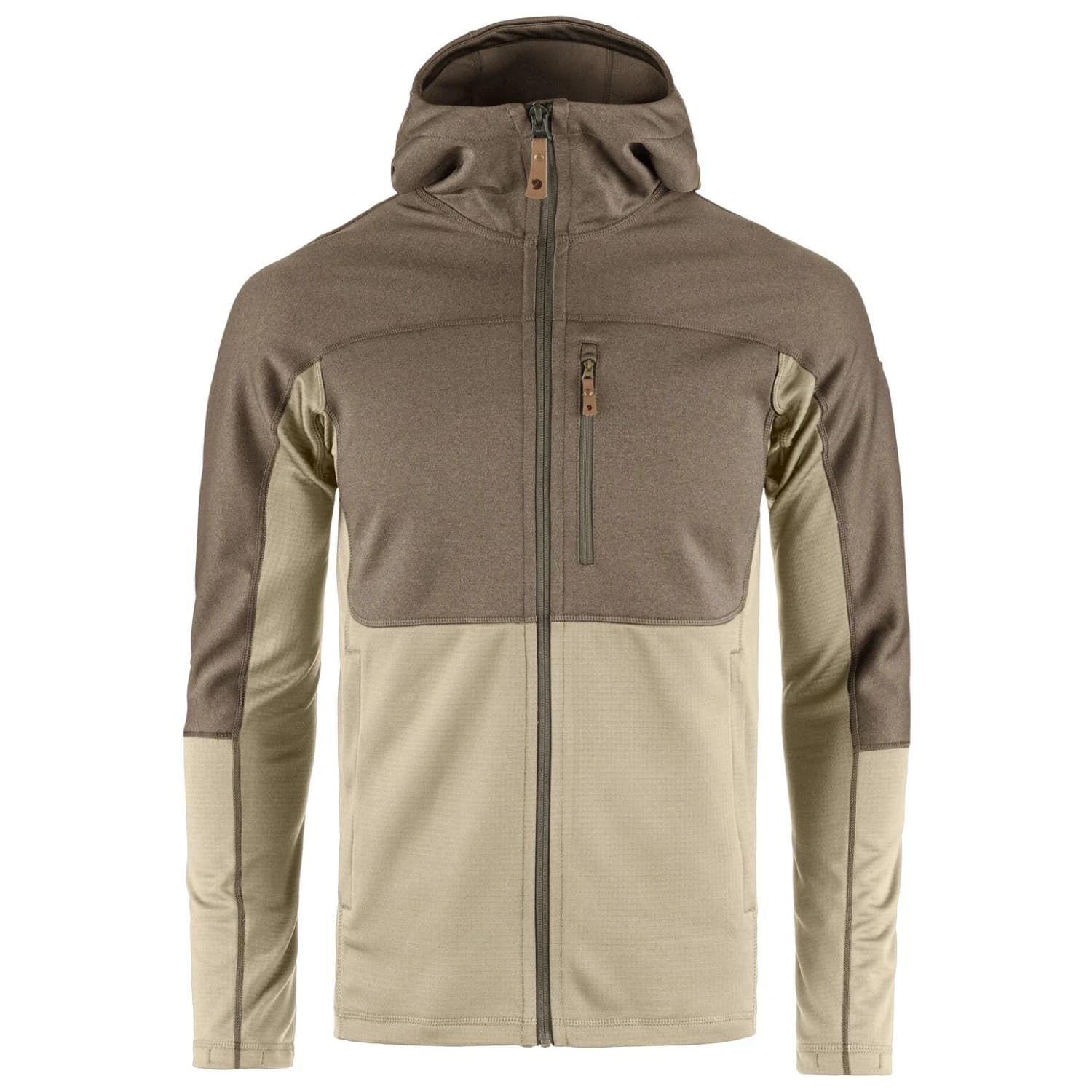 Мъжко поларено яке Fjällräven Abisko Trail Fleece Fleece jacket - Fossil / Suede Brown