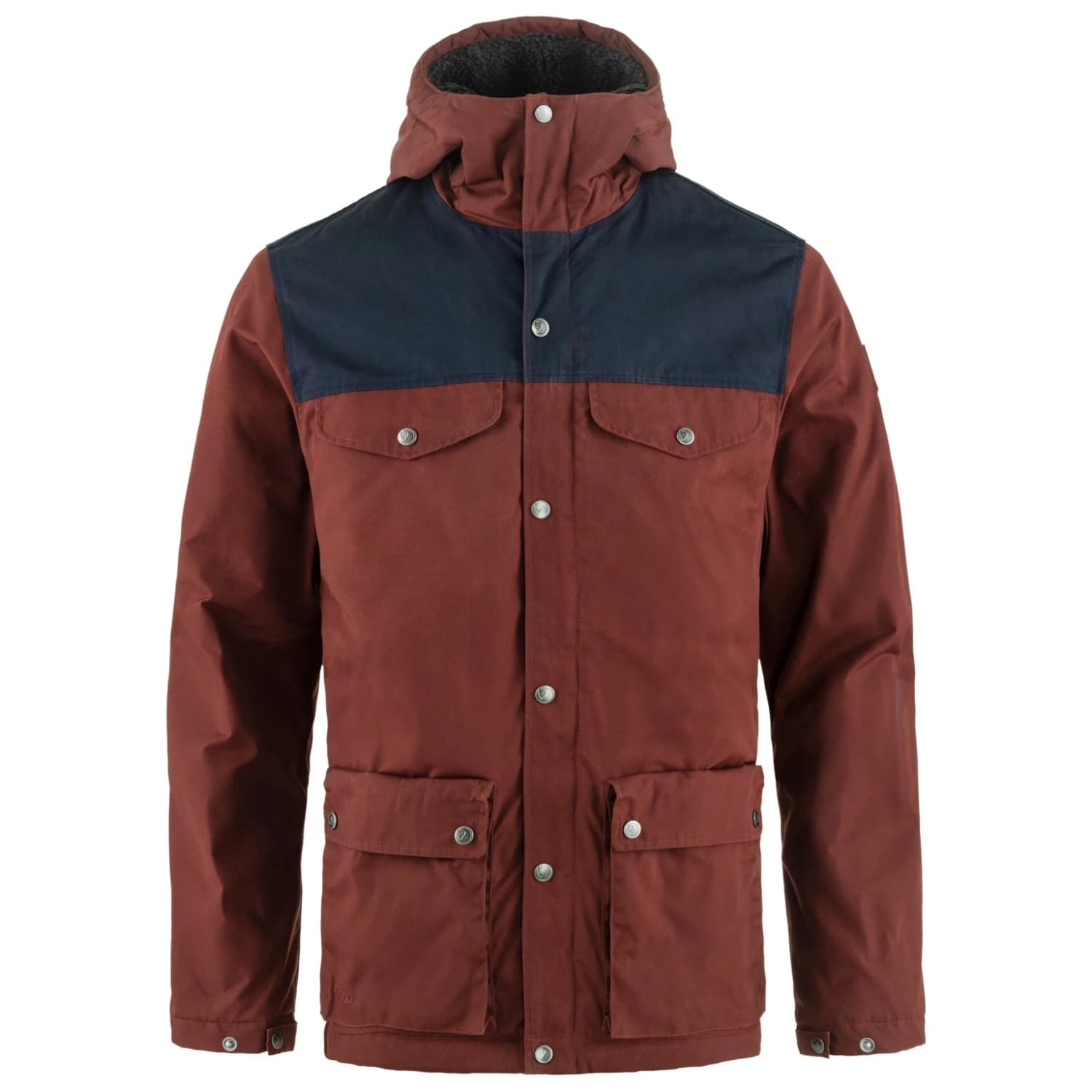 Мъжко зимно яке Fjällräven Greenland Winter Jacket - Maroon / Dark Navy