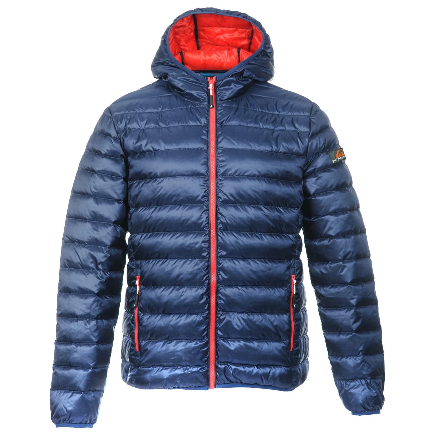 Мъжко пухено яке Alvivo Dublin Down jacket - Blue / Red