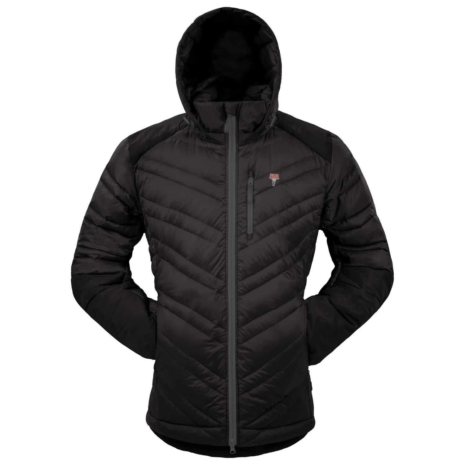Мъжко пухено яке Grüezi Bag Lightful DownWool Jacket Down jacket - Black