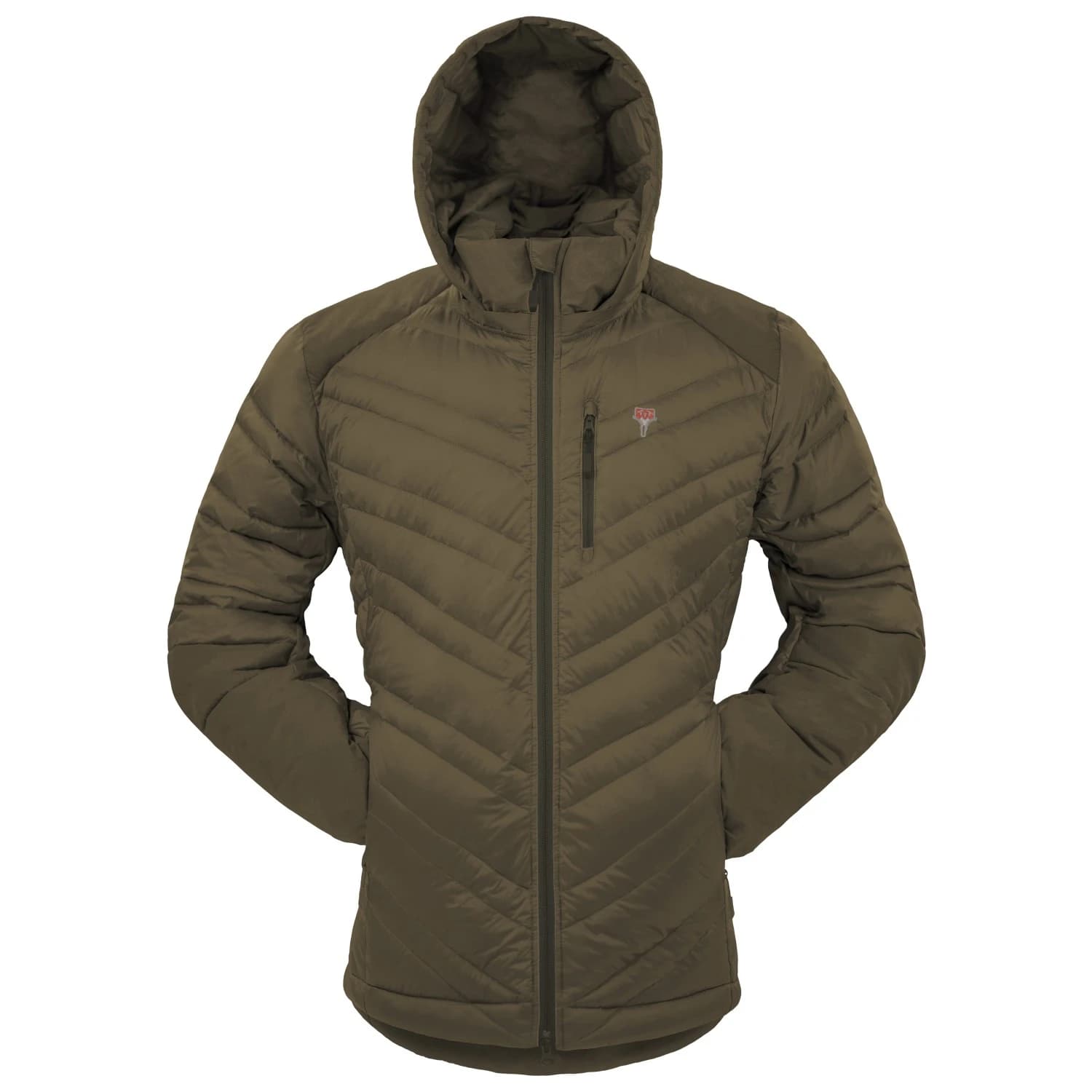 Мъжко пухено яке Grüezi Bag Lightful DownWool Jacket Down jacket - Olive