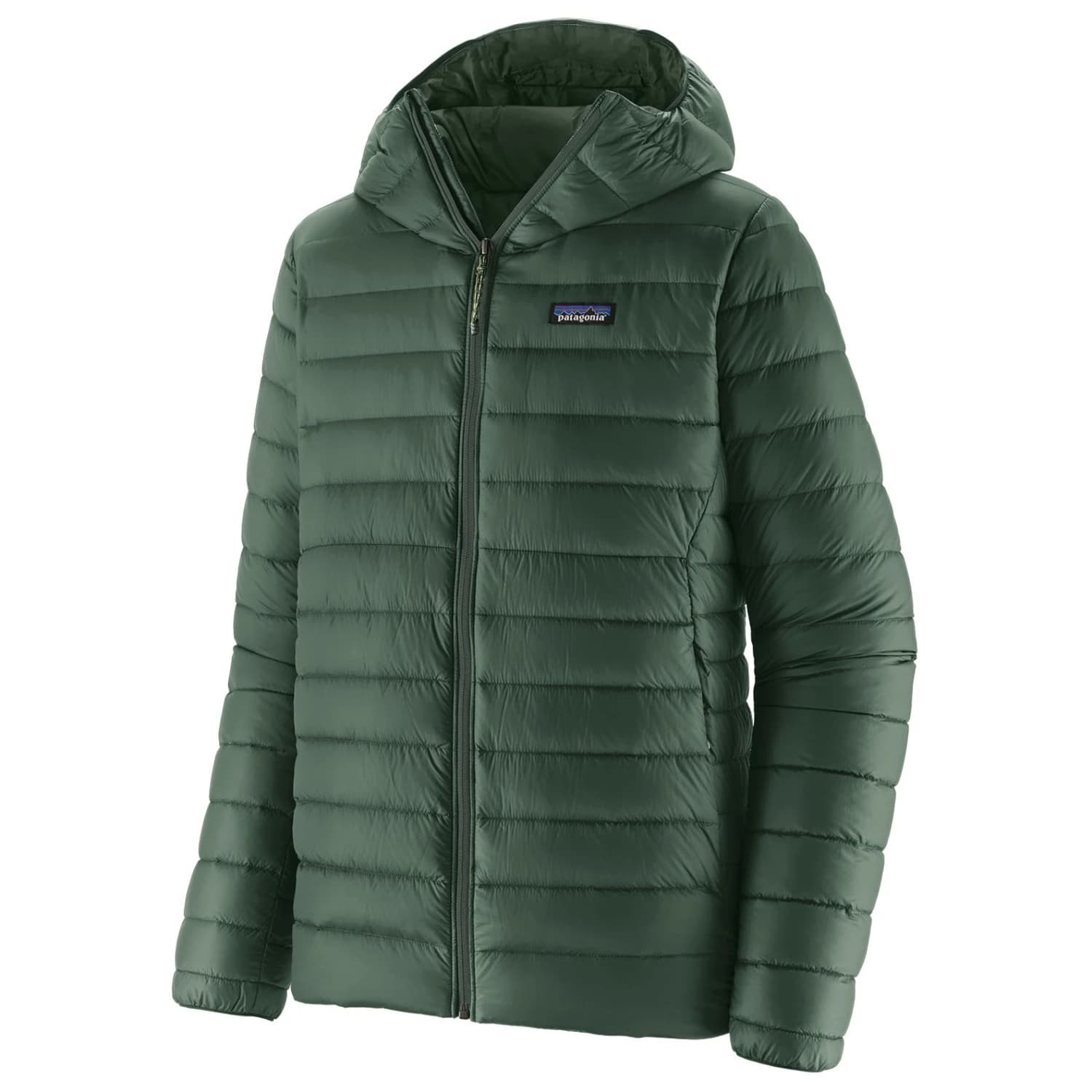 Мъжко пухено яке Patagonia Down Sweater Hoody Down jacket - Treeline Green