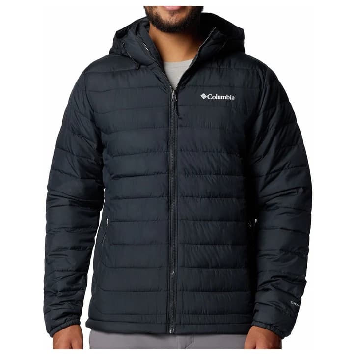 Мъжко синтетично яке Columbia Powder Lite II Hooded Jacket Synthetic jacket - Black