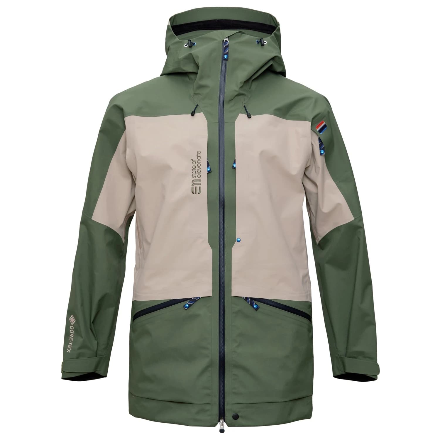 Ски яке Elevenate Pure 100 Jacket Ski jacket - Bronze Green