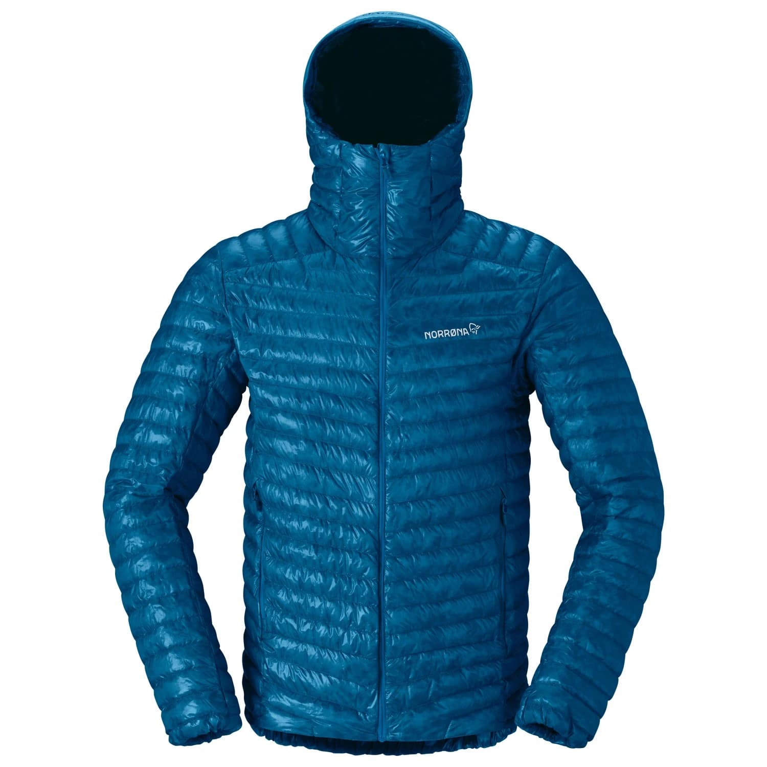 Мъжко пухено яке Norrøna Trollveggen Superlight Down800 Hood Down jacket - Dark Blue