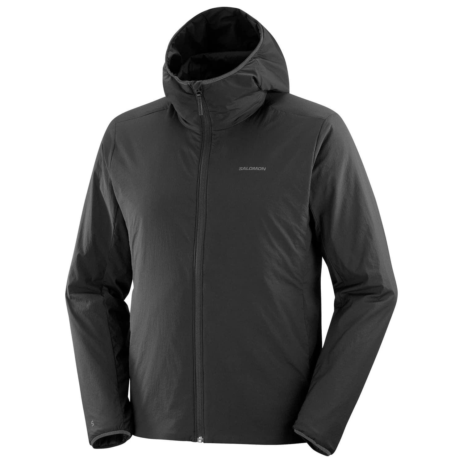 Яке за бягане Salomon Mountain Flex Jacket Hoodie Synthetic jacket - Deep Black