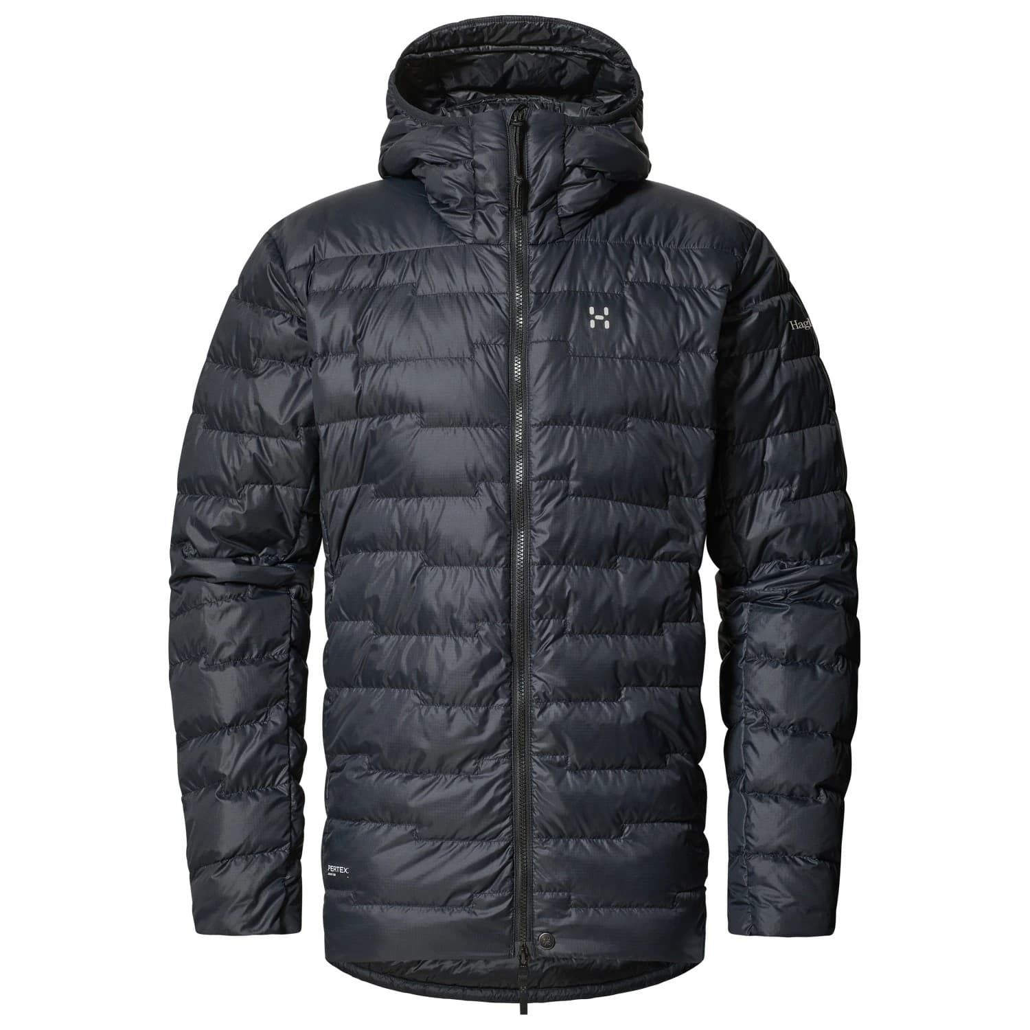 Пухено яке Haglöfs ROC Flash Down Hood Down jacket - True Black