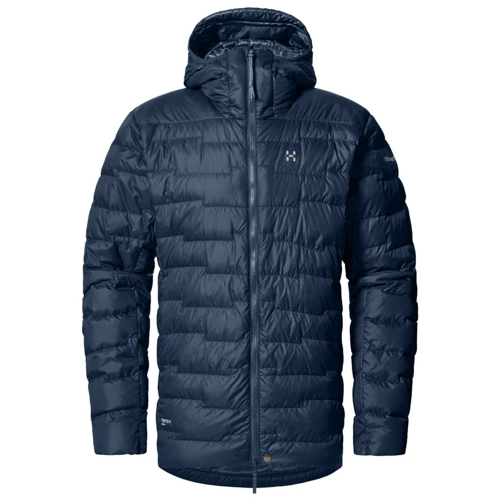 Пухено яке Haglöfs ROC Flash Down Hood Down jacket - Tarn Blue