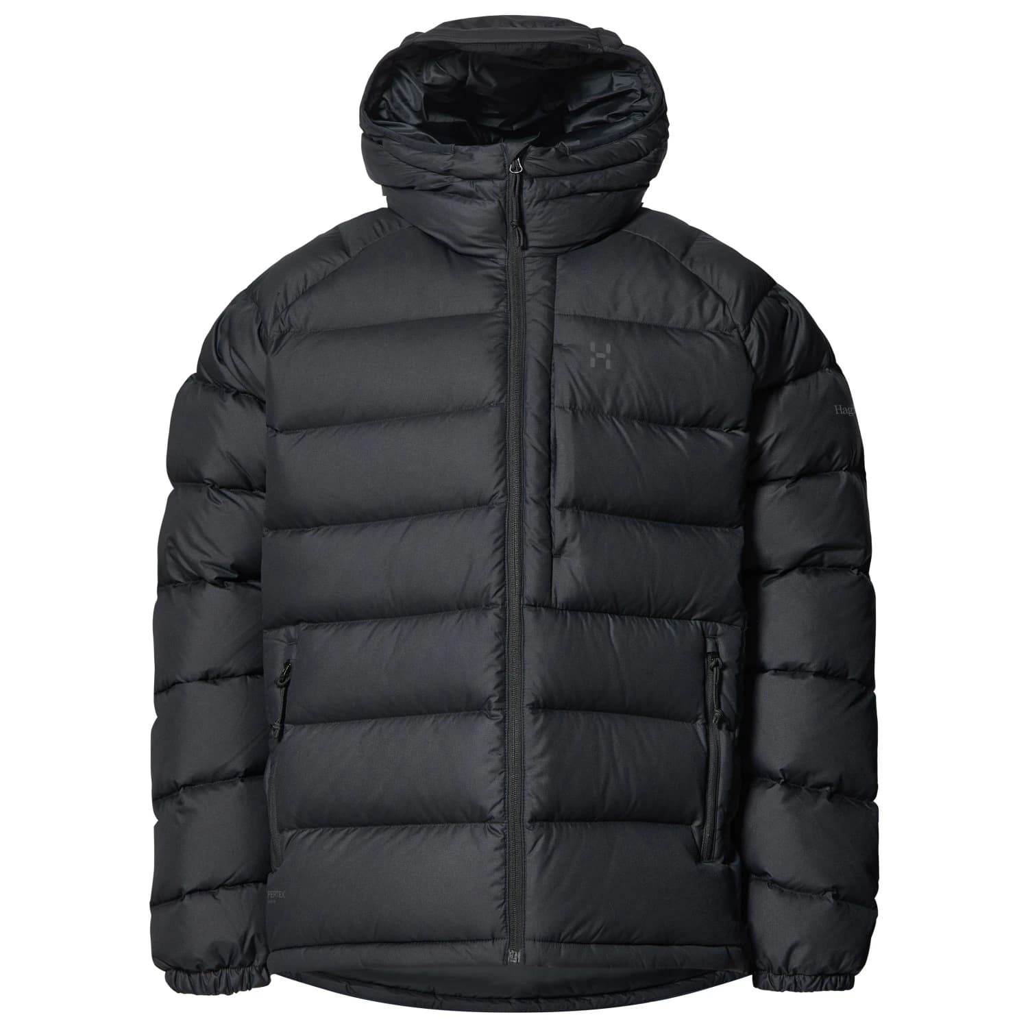 Мъжко пухено яке Haglöfs Rosson Down Hood Down jacket - True Black