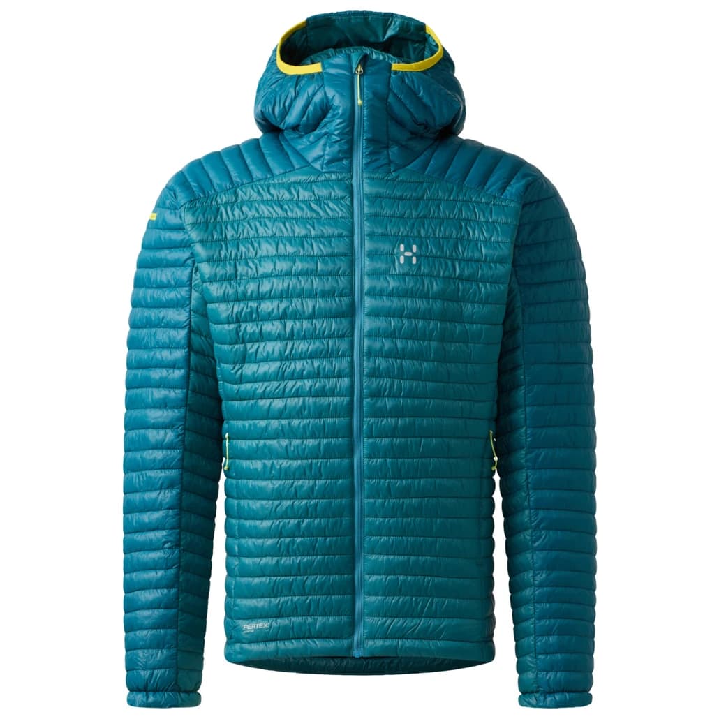 Мъжко синтетично яке Haglöfs L.I.M Mimic II Hood Synthetic jacket - Mountain Teal / Deep Teal