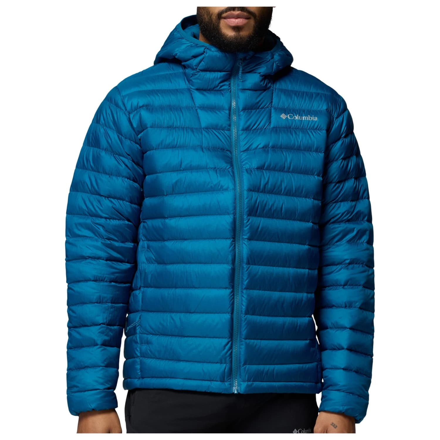 Пухено яке Columbia Corelite Down Hooded Jacket Down jacket - Phoenix Blue