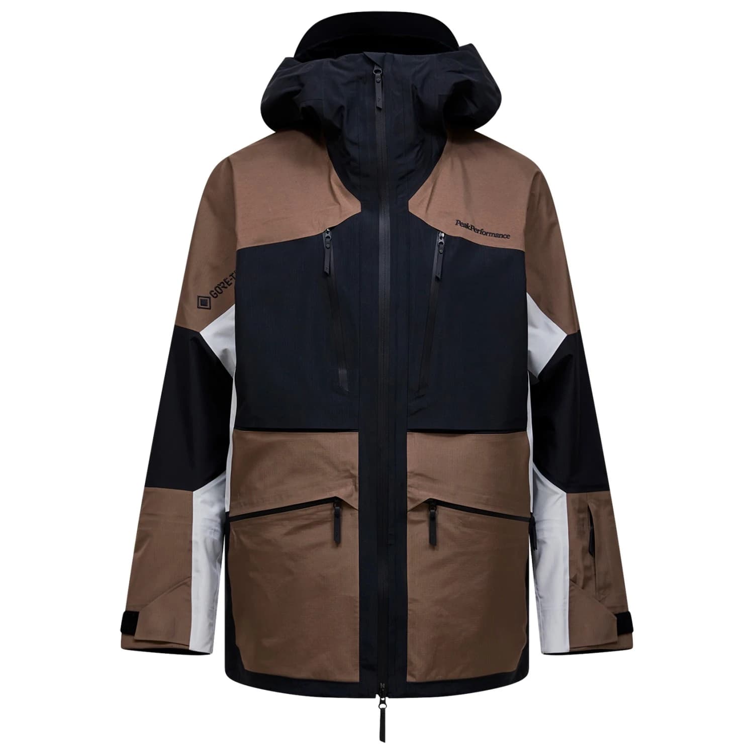 Ски яке Peak Performance Vertical GORE-TEX Pro Jacket Ski jacket - Offblack / Terrain Tan