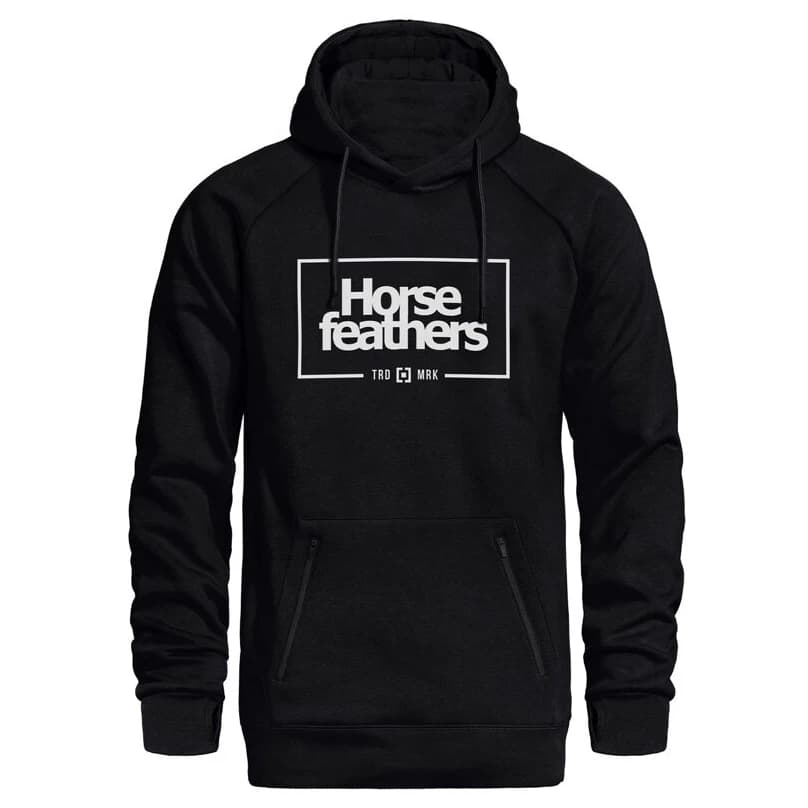 Ски яке Horsefeathers Sherman Sweatshirt Hoodie - Black