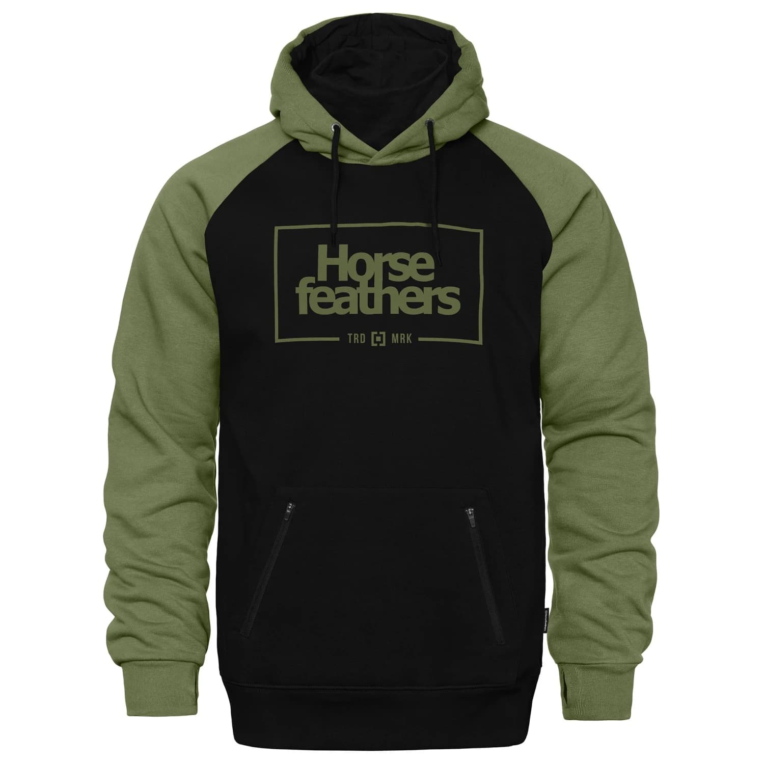 Ски яке Horsefeathers Sherman Sweatshirt Hoodie - Sage