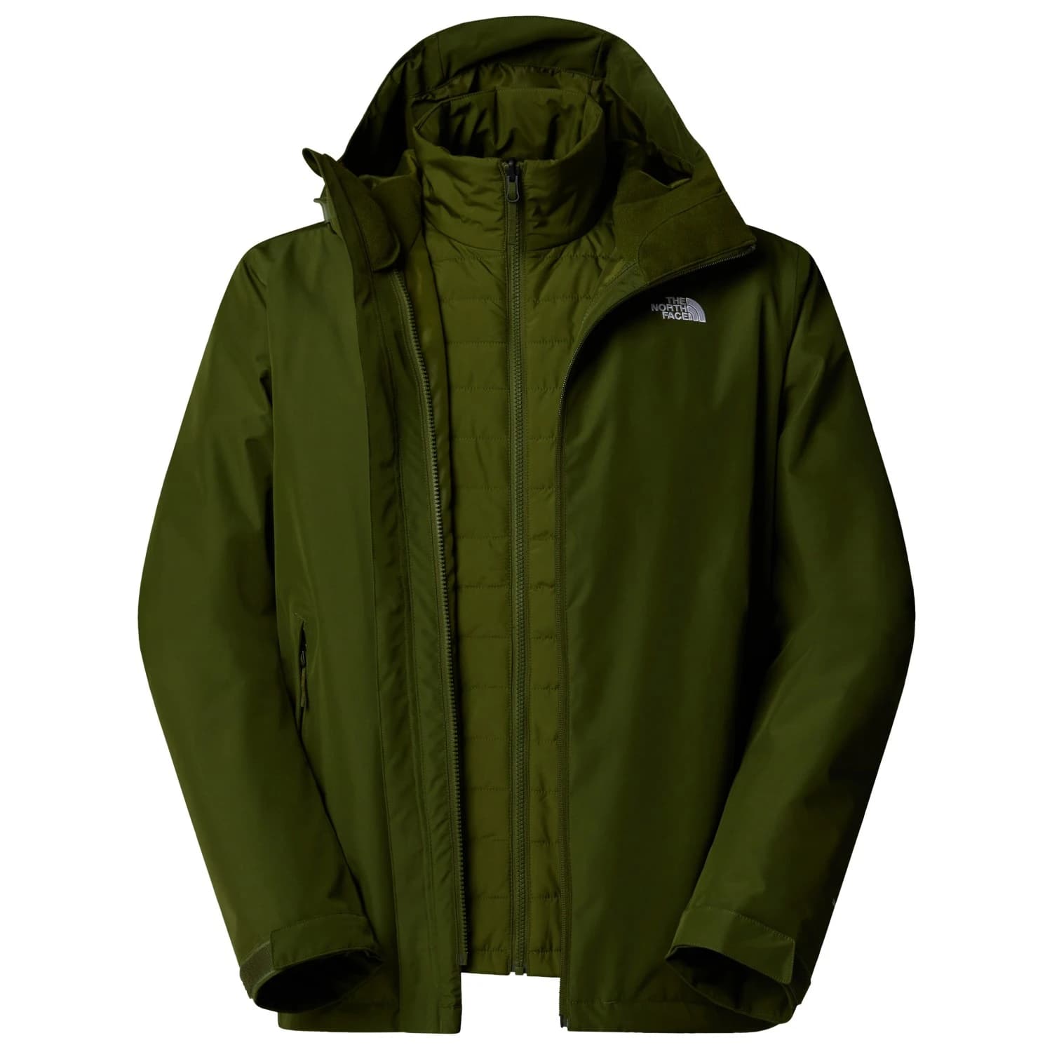 Мъжко 3-в-1 яке The north face Carto Mono Triclimate Hooded Jacket 3-in-1 jacket - Woodland Green