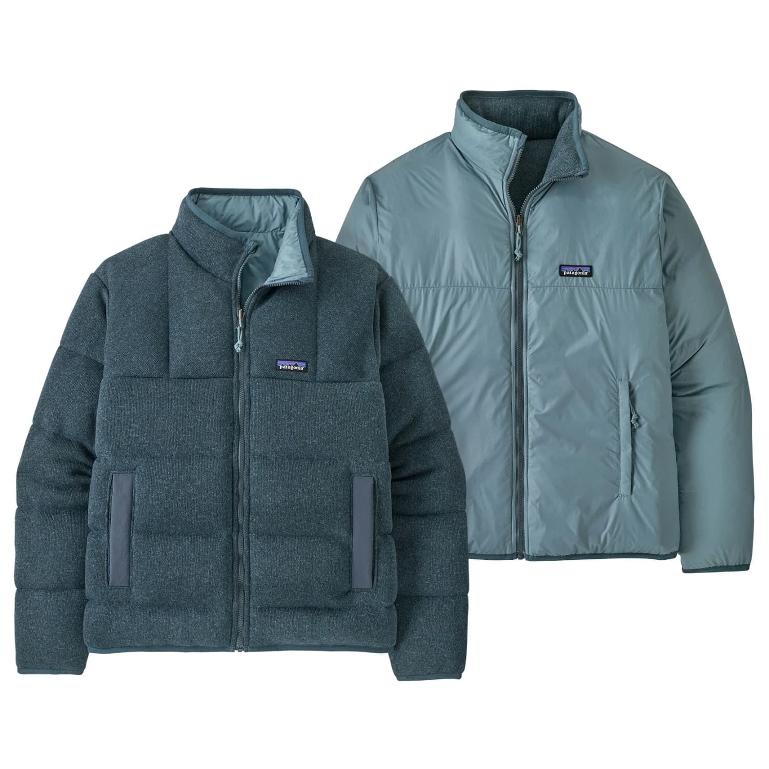 Мъжко пухено яке Patagonia Reversible Down Better Sweater Down jacket - Summit Blue