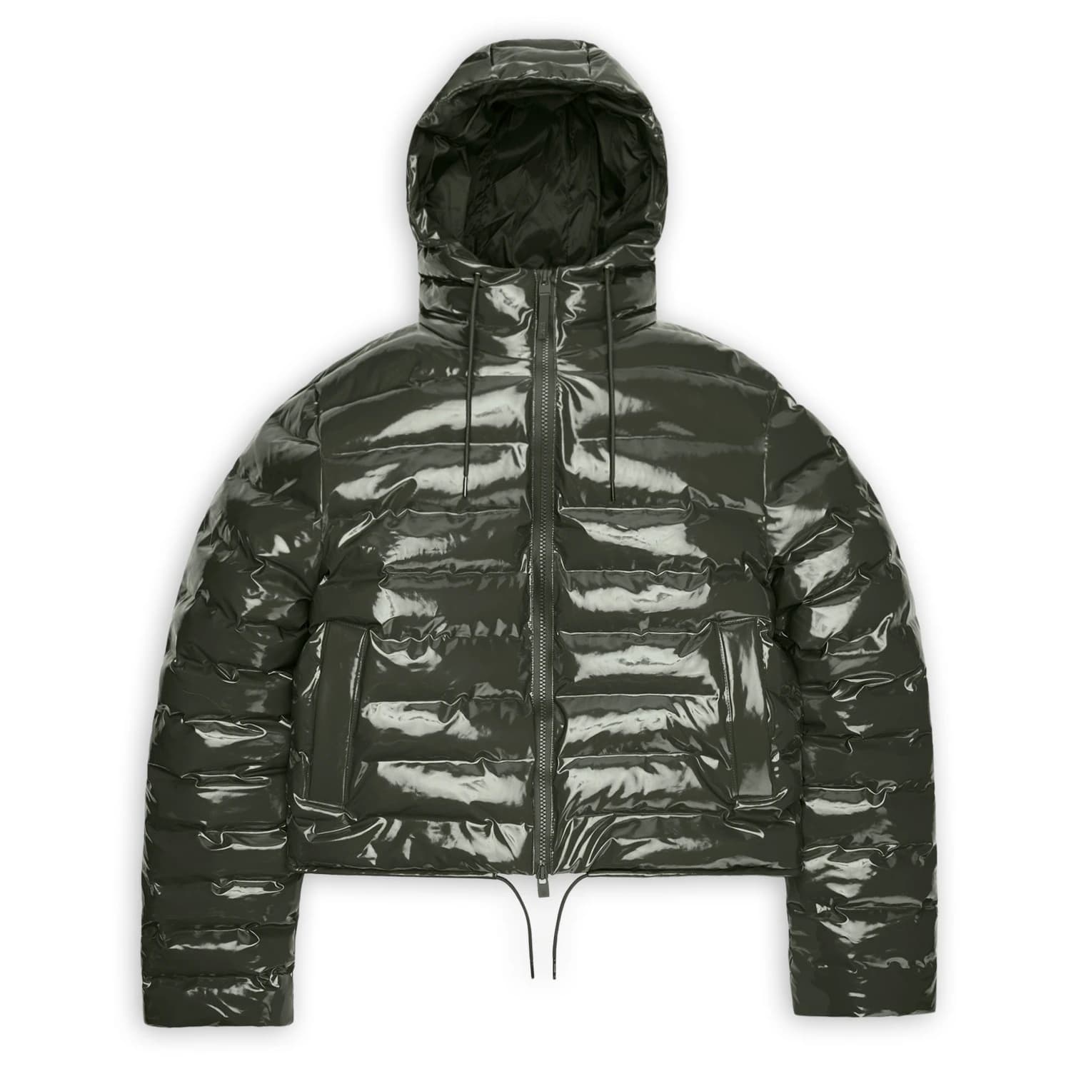 Зимно яке Rains Lohja Short Puffer Jacket W3T2 Casual jacket - Swamp