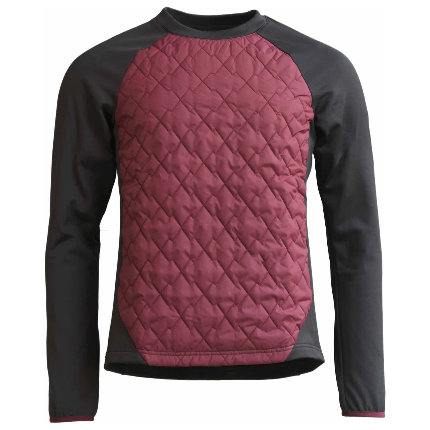 Фланелка с дълъг ръкав за колоездене Zimtstern Spinz Hybrid Sweater Synthetic jumper - Windsor Wine / Pirate Black