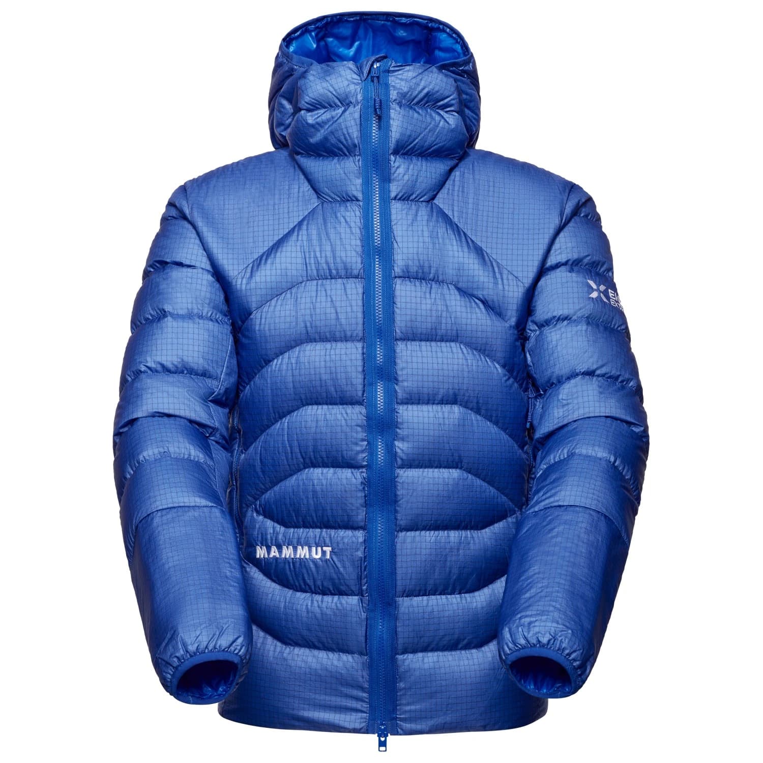 Пухено яке Mammut Eiger Nordwand Light Down Insulation Hooded Jacket Down jacket - Eiger Blue