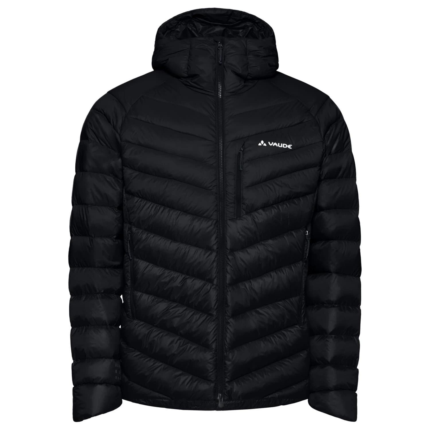Пухено яке Vaude Monviso Down Hooded Jacket Down jacket - Black