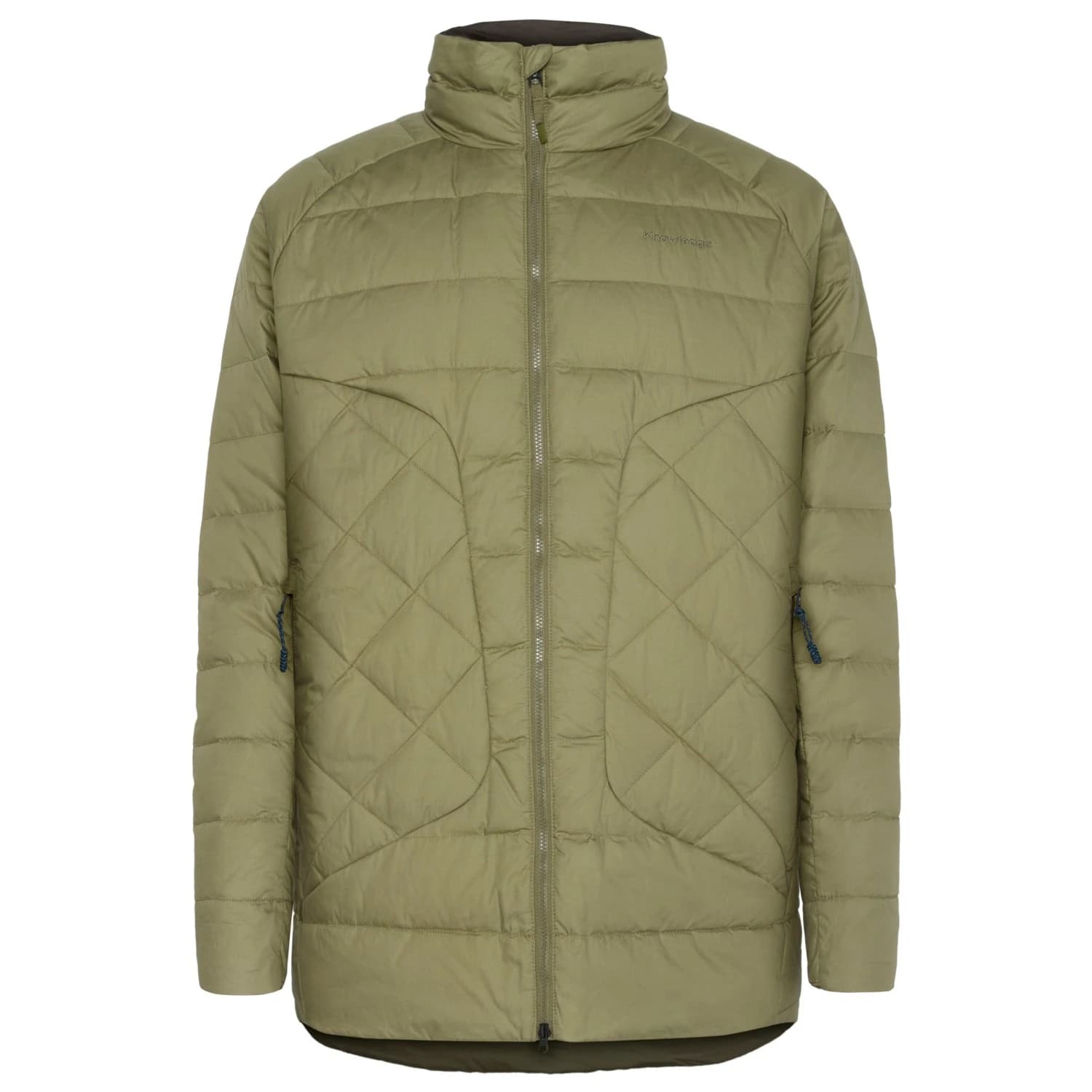 Мъжко пухено яке KnowledgeCotton Apparel Vent Ripstop 90 Re:Down Insulated Down jacket - Burned Olive