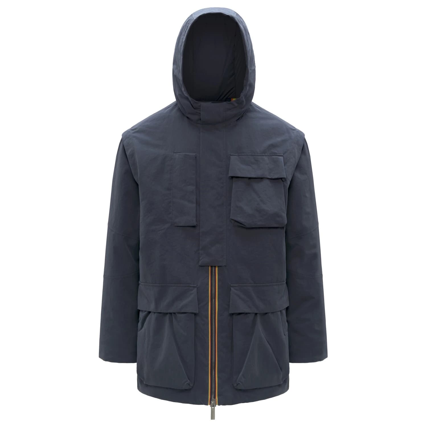 Мъжко яке парка K-Way Otto Cotton Feel Parka - Blue Airforce Combo
