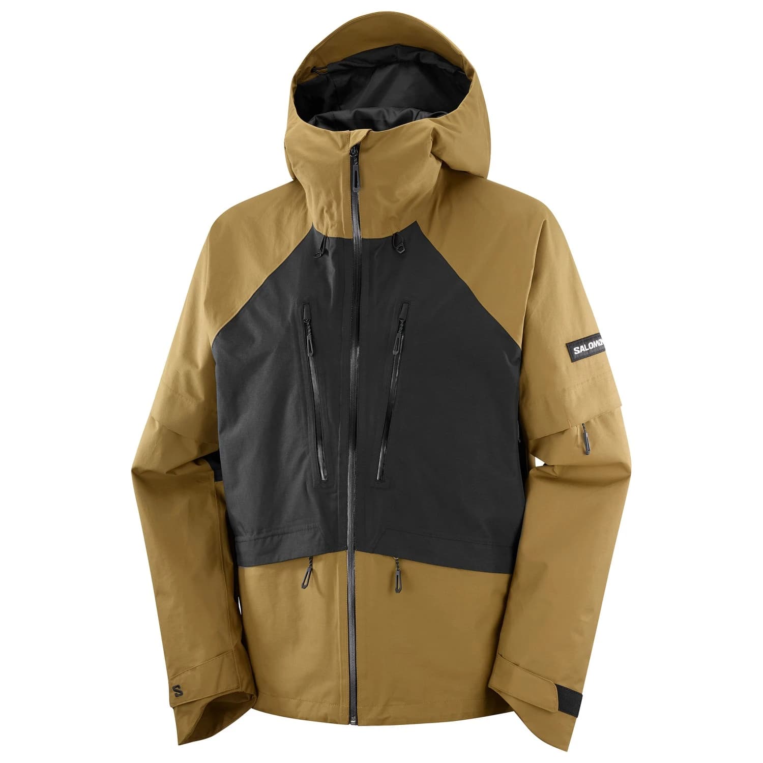 Мъжко ски яке Salomon Venom Full Zip Jacket Ski jacket - Brilliant Olive / Deep Black
