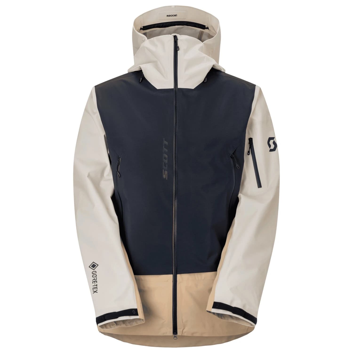 Ски яке Scott Explorair GTX 3L Jacket Ski jacket - Black / Latte Beige