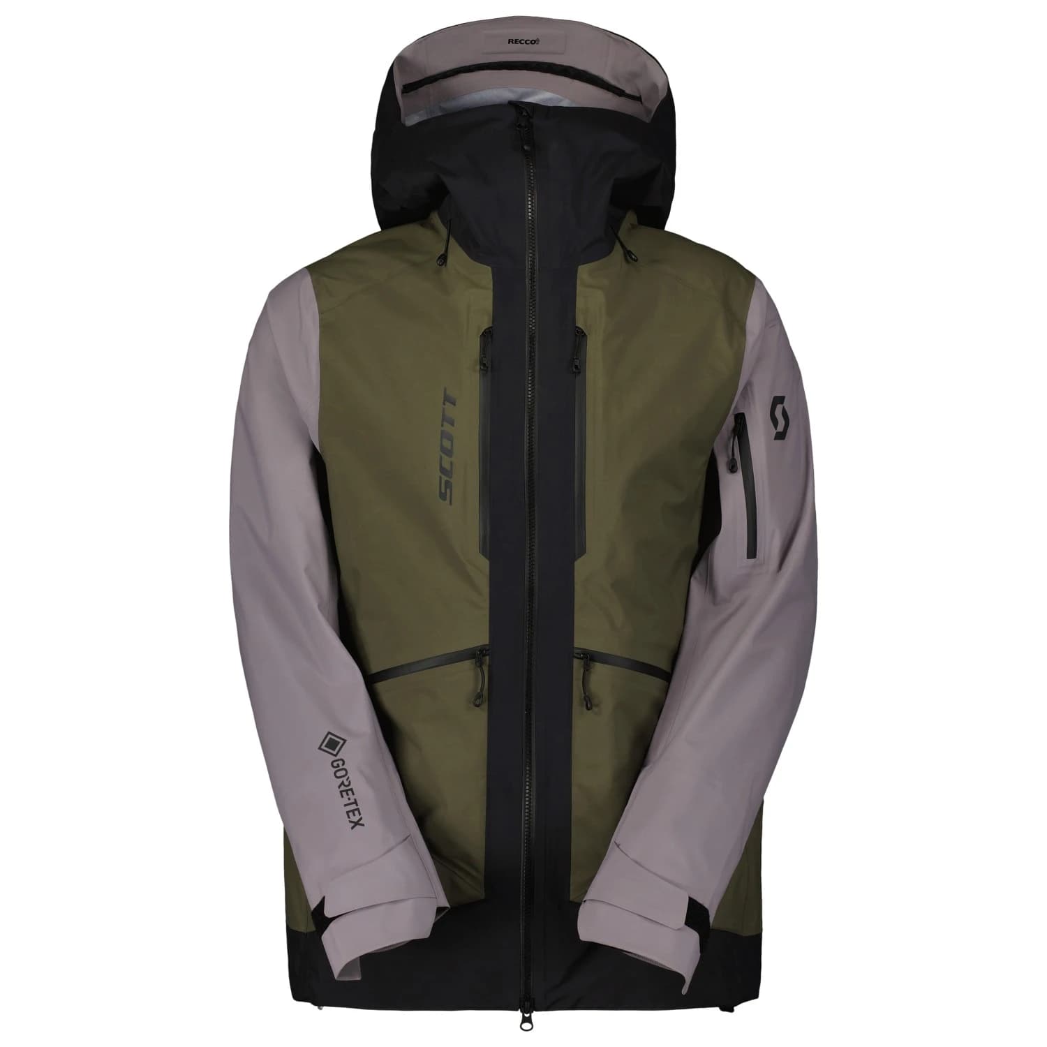 Ски яке Scott Jacket Vertic GTX 3L Ski jacket - Evening Grey / Douglas Green