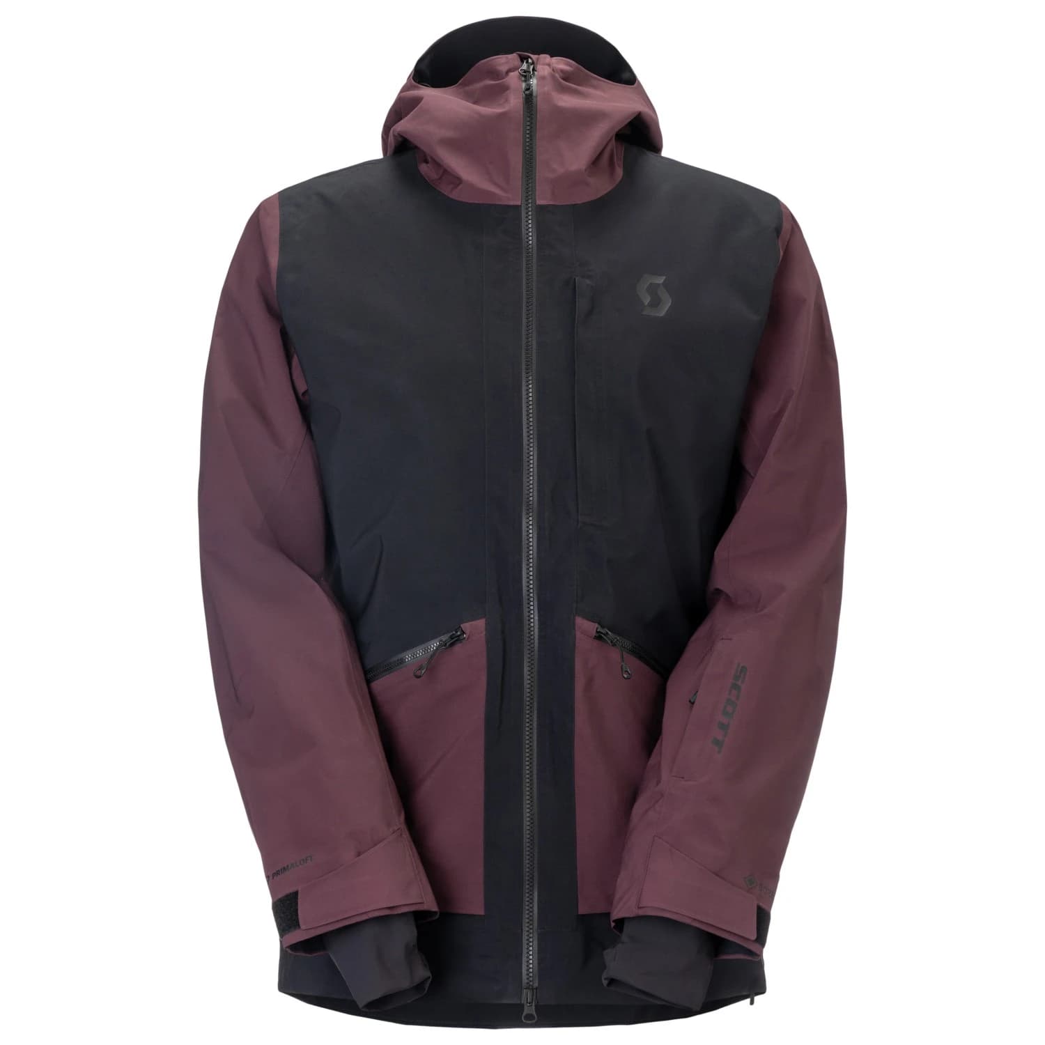 Ски яке Scott Vertic GTX 2L PL Jacket Ski jacket - Black / Cocoa Red