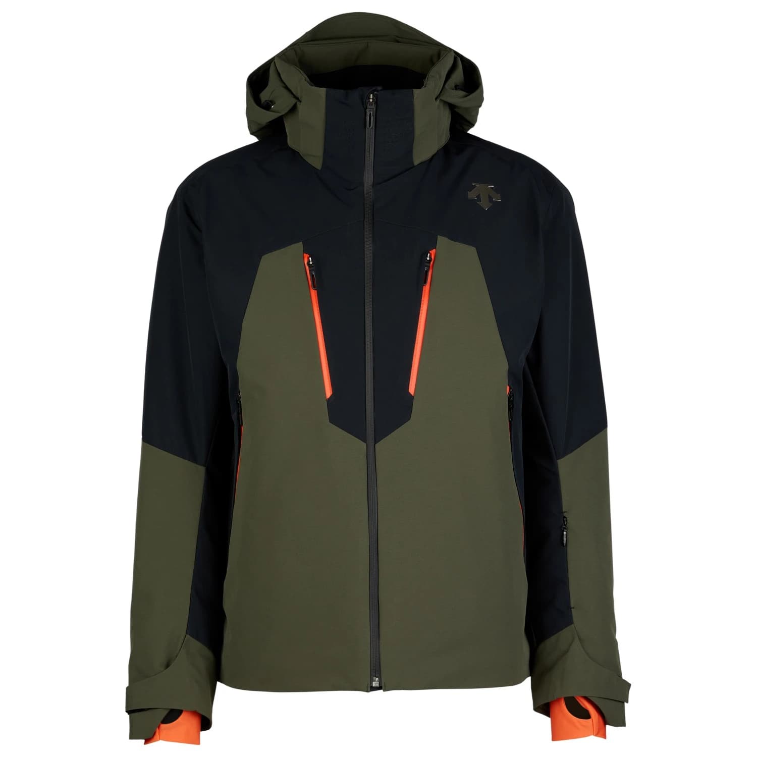 Мъжко ски яке Descente Angular Line Jacket Ski jacket - Black Actus Green