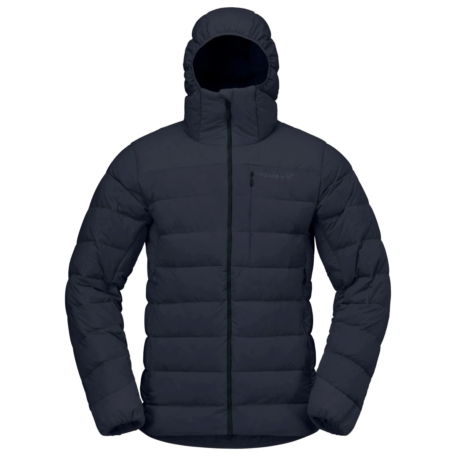 Мъжко пухено яке Norrøna Femund Down700 Zip Hood Down jacket - Caviar Black