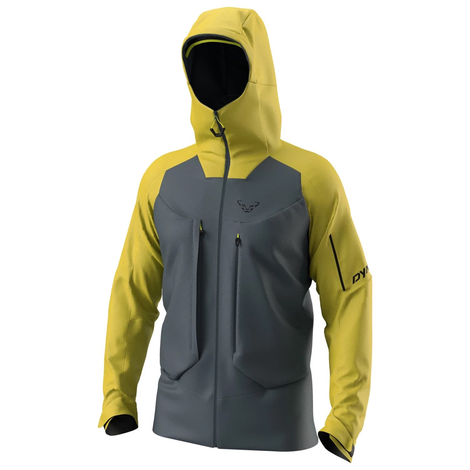 Мъжко ски яке Dynafit Tigard 3L Stretch Jacket Ski jacket - Golden Lime