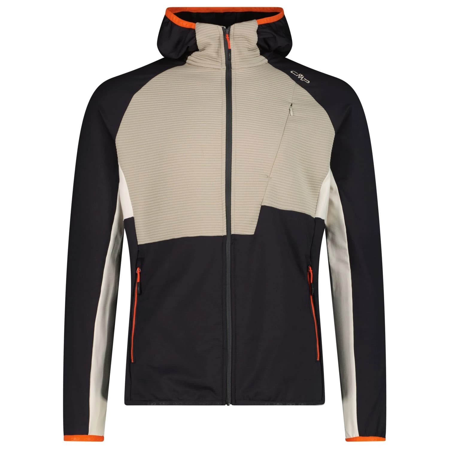 Мъжко синтетично яке CMP Grid Tech Jacket Fix Hood Synthetic jacket - Antracite / Corda