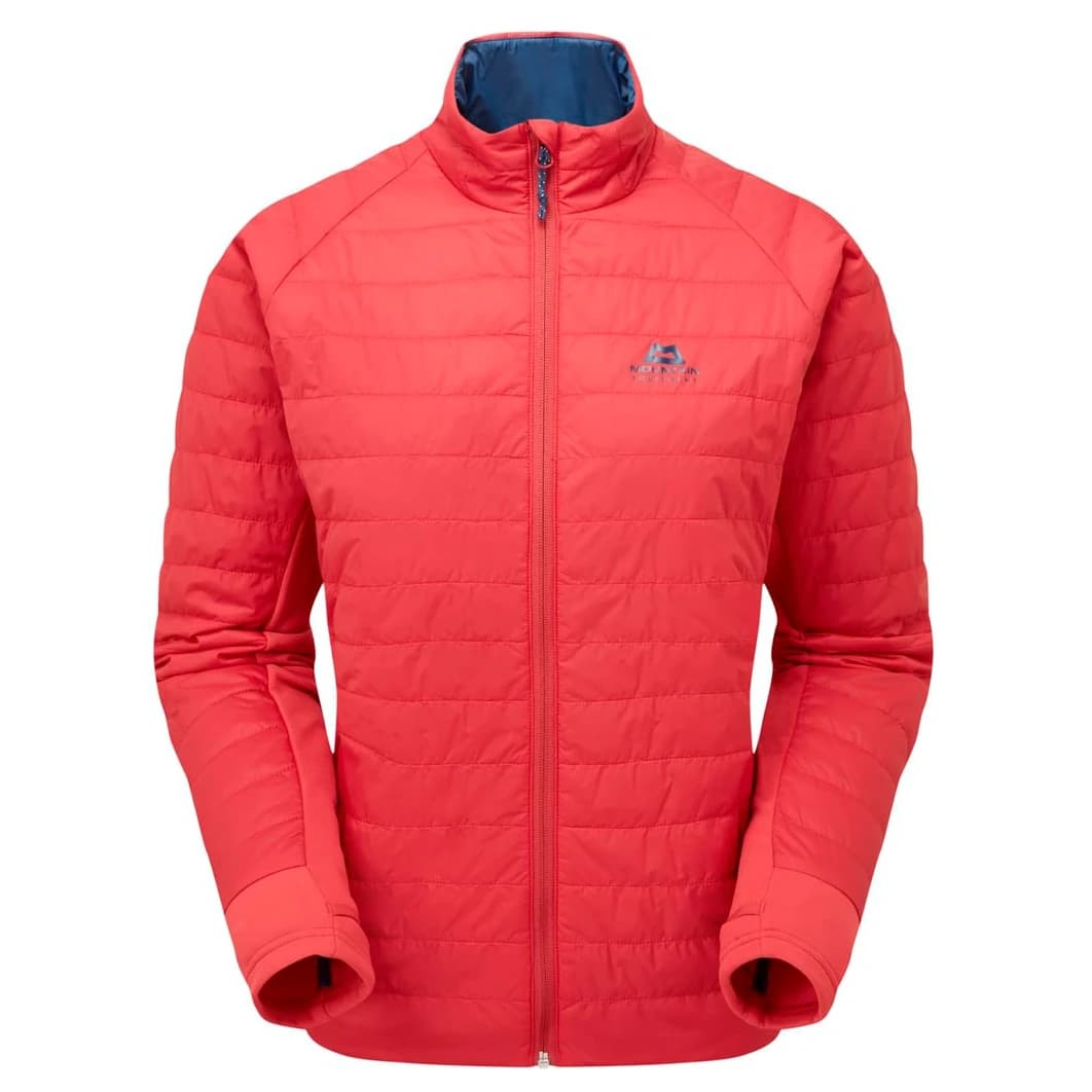 Дамско синтетично яке Mountain Equipment Women's Fractal Jacket Hybrid jacket - Rosewood