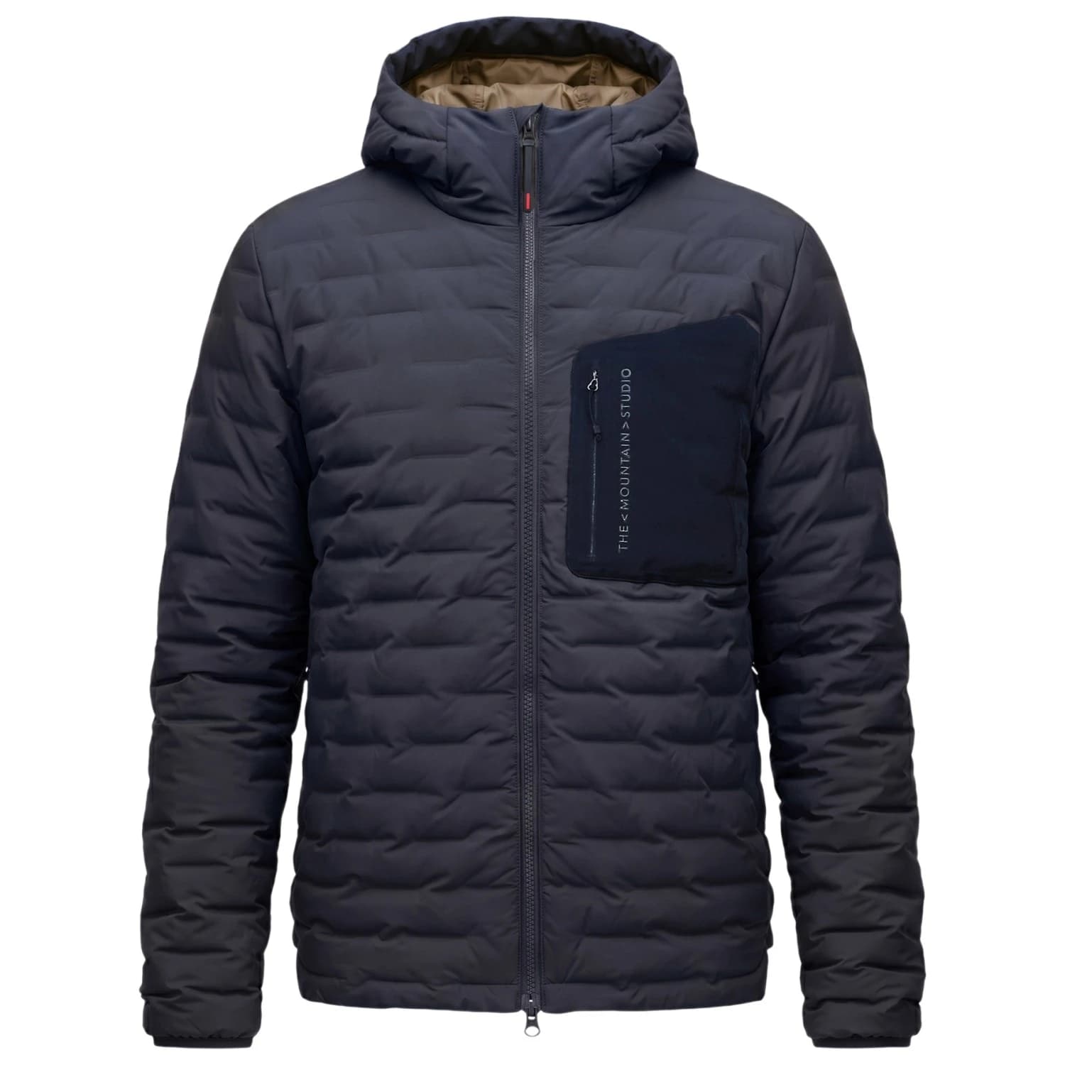 Пухено яке The Mountain Studio Reversible Light Down Jacket - Sky Captain / Kelp