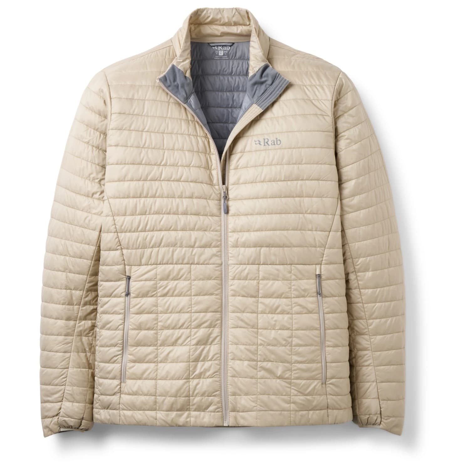 Мъжко пухено яке Rab Microlighter Jacket Down jacket - Dark Pebble