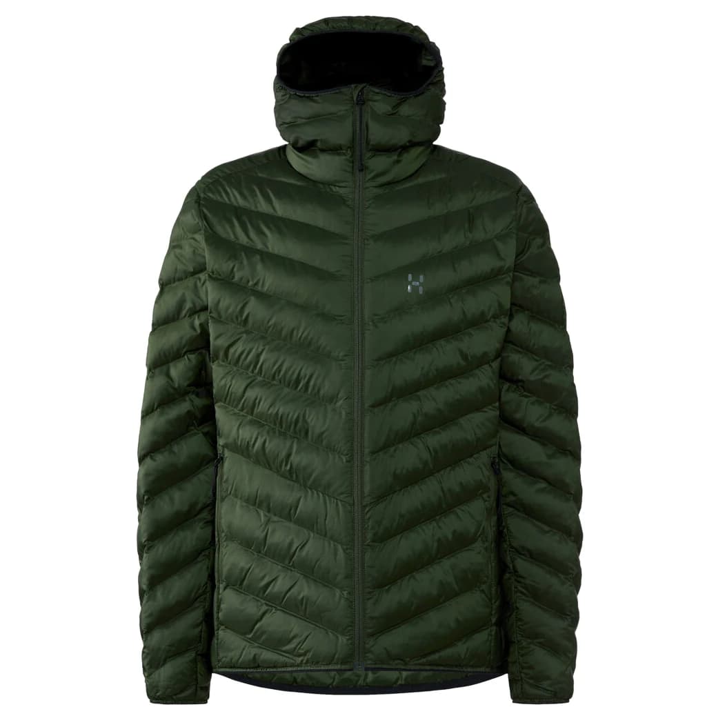 Мъжко синтетично яке Haglöfs Särna Mimic II Hood Synthetic jacket - Seaweed Green