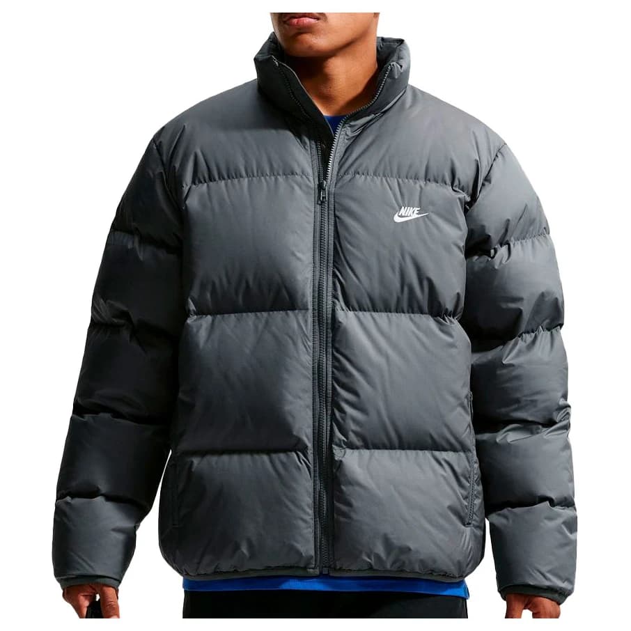 Пухено яке Nike Therma Fit Club Puffer Jacket 650 Down jacket - Iron Grey / White