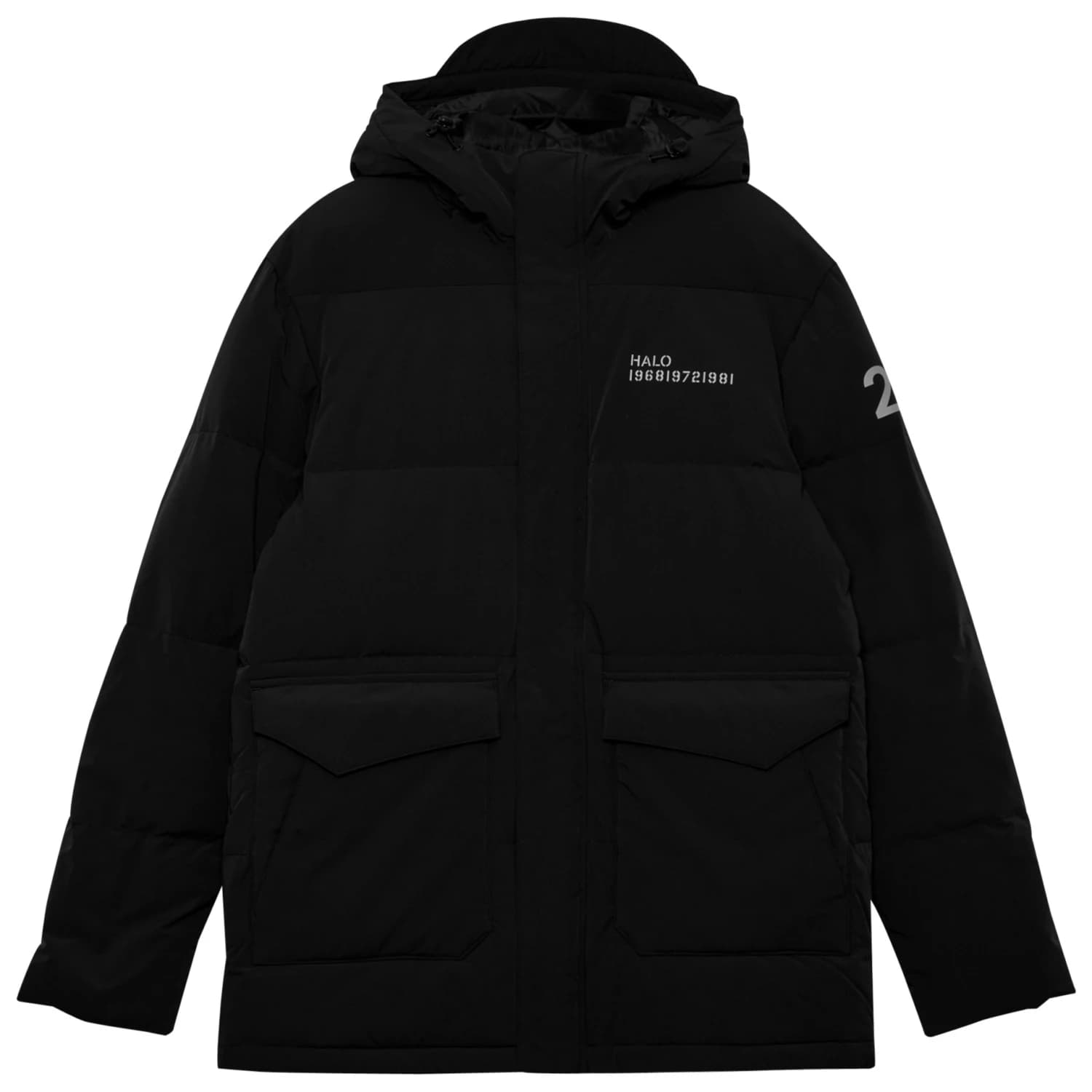 Пухено яке Halo 223 Down Jacket - Black