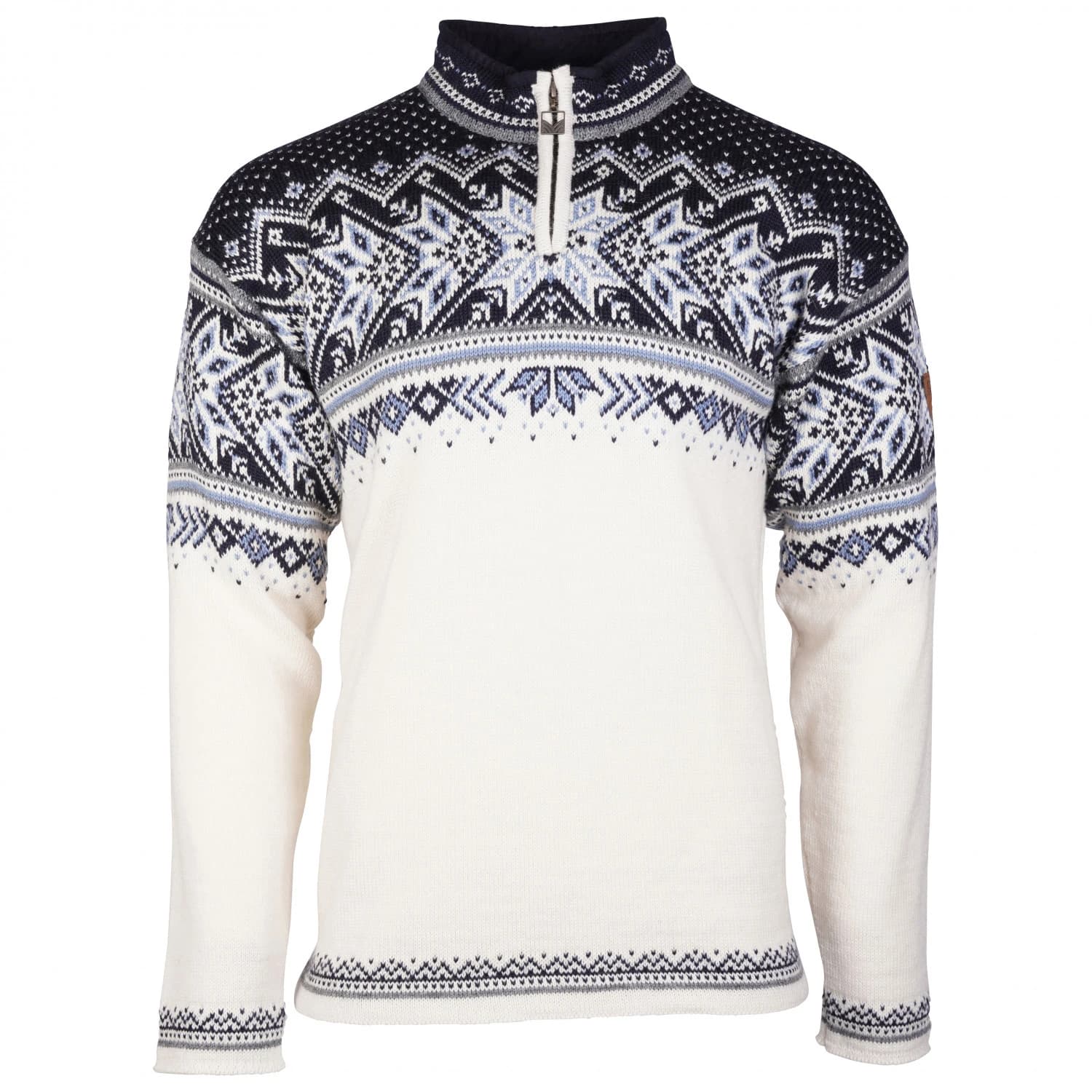 Вълнен пуловер Dale of Norway Vail Wool jumper - Off White / Smoke / Midnightnavy
