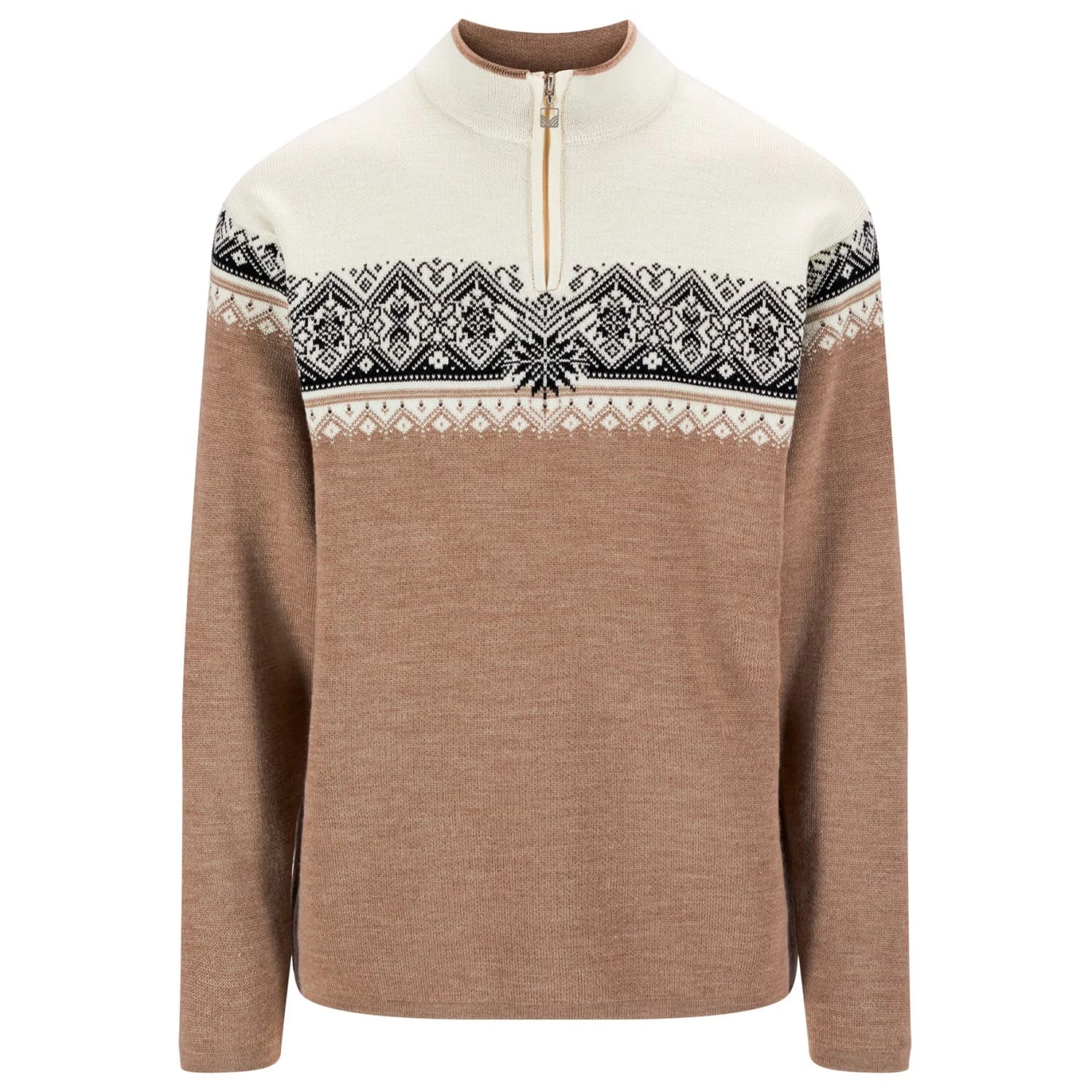 Вълнен пуловер Dale of Norway St. Moritz Merino jumper - Mountainstone / Sand