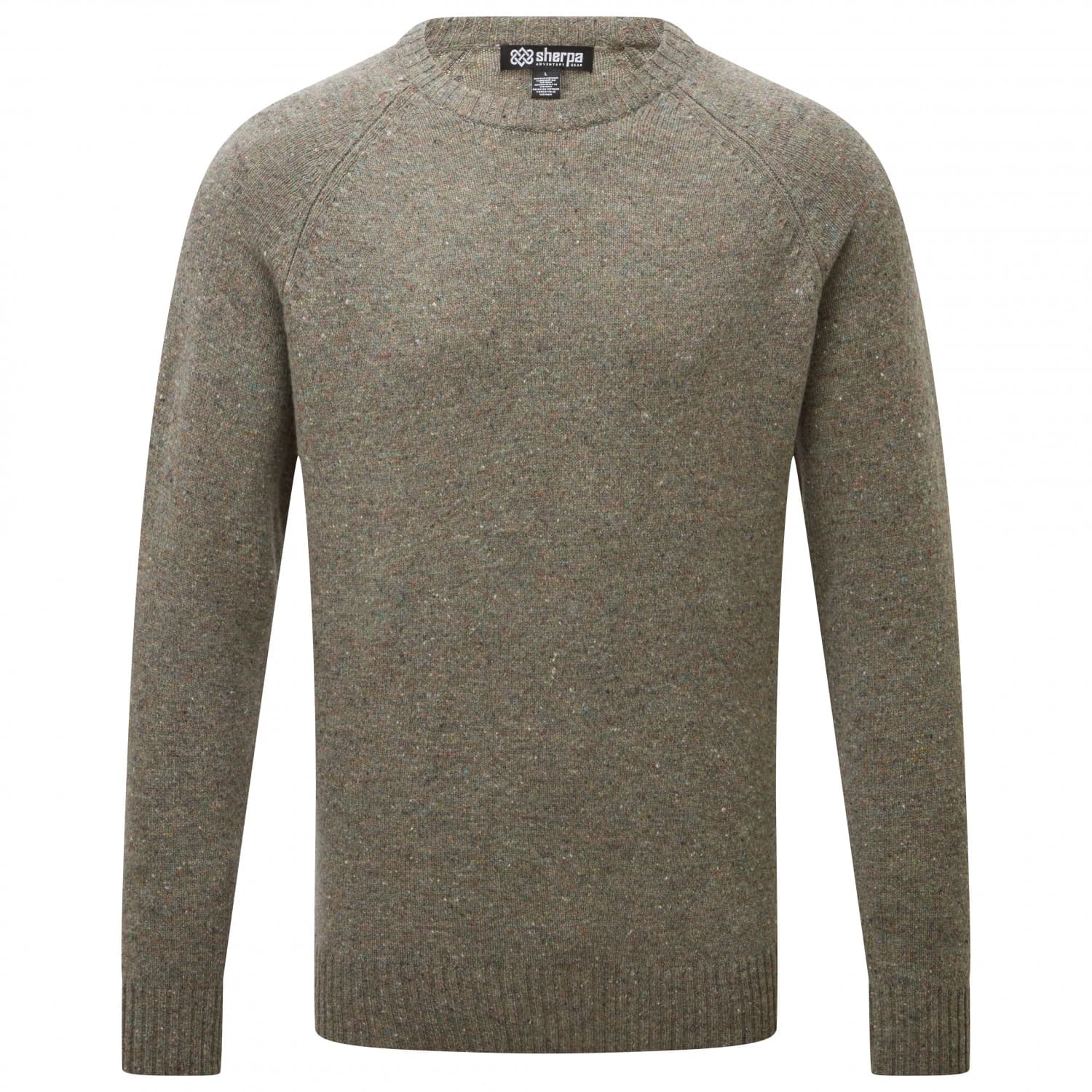 Вълнен пуловер Sherpa Kangtega Crew Sweater Merino jumper - Sage